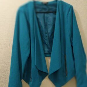 Torrid turquoise blazer